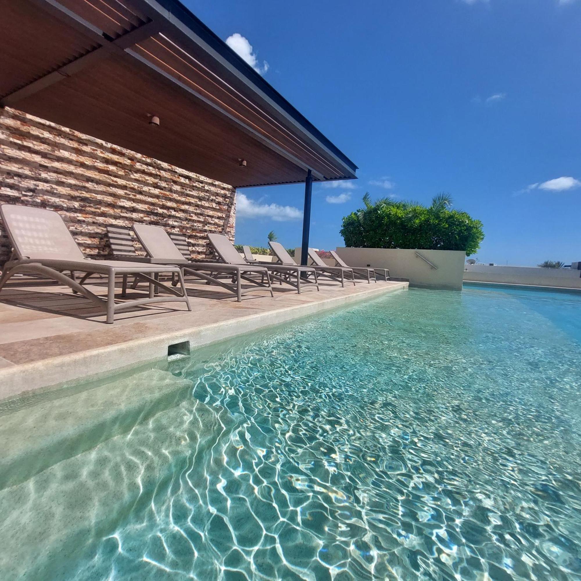 Aparthotel 'Syrena Luxury Caribbean' Heart Of Playa Del Carmen - Fast Wi-Fi - Sea Views Exterior foto