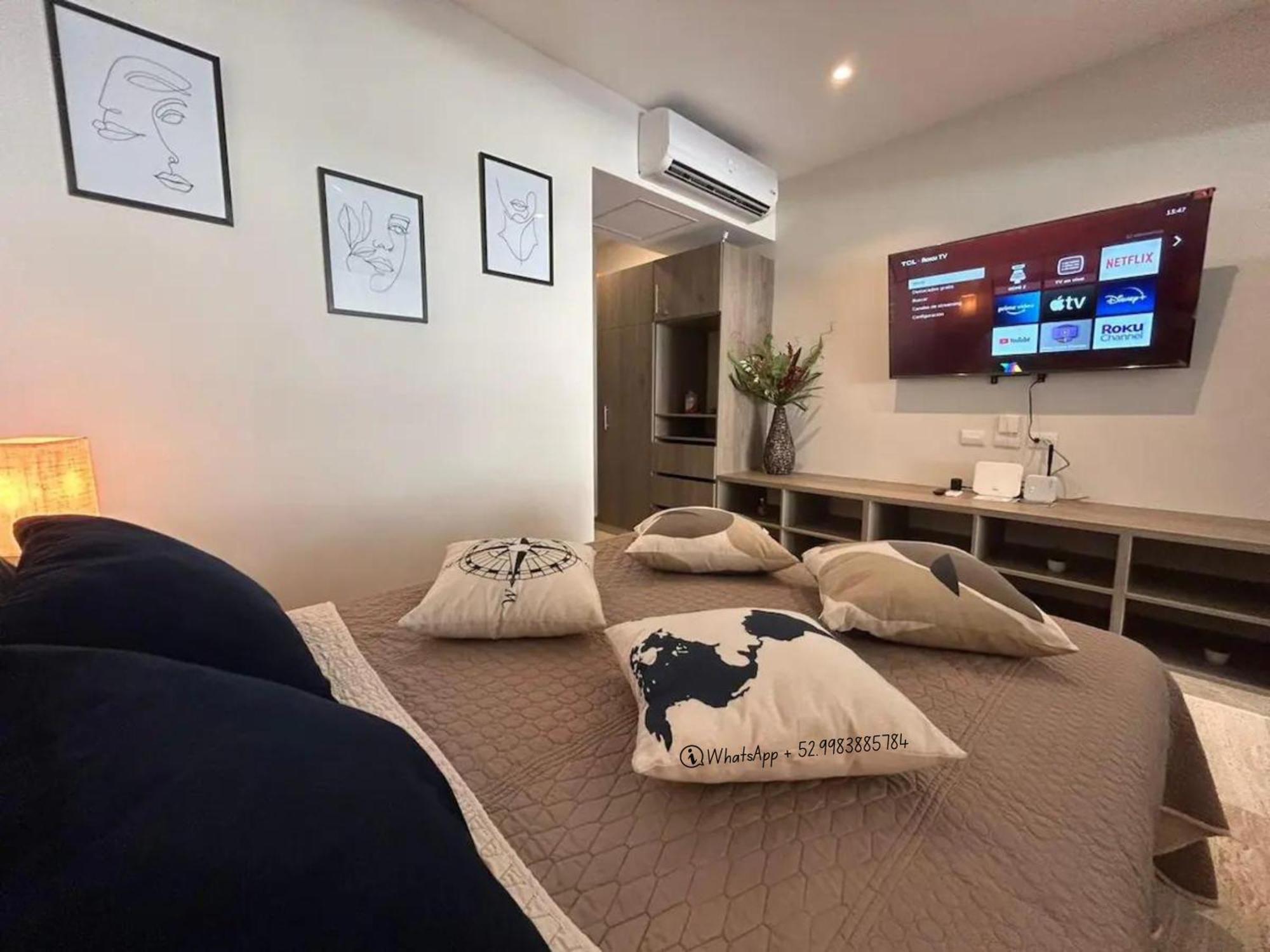 Aparthotel 'Syrena Luxury Caribbean' Heart Of Playa Del Carmen - Fast Wi-Fi - Sea Views Exterior foto